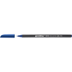 edding 4-1200017  1200 Fasermaler fein stahlblau