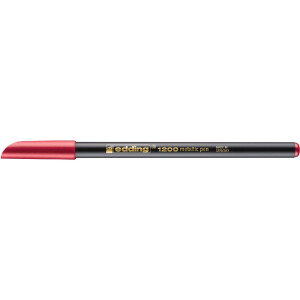 edding 4-1200072  1200 Fasermaler metallic rot-metallic