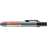 edding 4-12001  retract 12 Whiteboardmarker schwarz