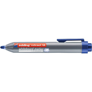 edding 4-12003  retract 12 Whiteboardmarker blau