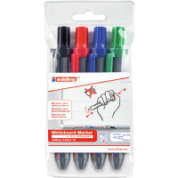 edding 04.12.2004  retract 12 Whiteboardmarker 4er-Set sortiert