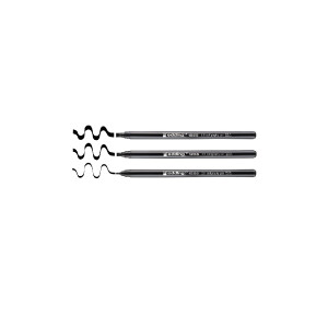 edding 4-1255-3-001  1255 Kalligrafiestift 3er-Set schwarz