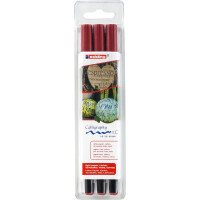 edding 4-1255-3-046  1255 Kalligrafiestift 3er-Set karmesin