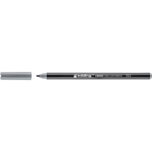 edding 4-1300026  1300 Fasermaler medium silbergrau