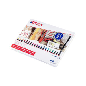 edding 4-1300-20  1300 Fasermaler medium 20er-Metallbox...