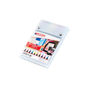 edding 4-1340-10  1340 Pinselstift 10er-Set sortiert