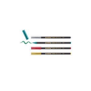 edding 4-1340-4  1340 metallic Pinselstift 4er-Set...