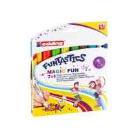 edding 4-13-8-099  13 FUNTASTICS MAGIC FUN Kinderfasermaler 8er-Set sortiert