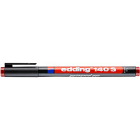 edding 4-140002  140 S Permanenter Folienschreiber rot