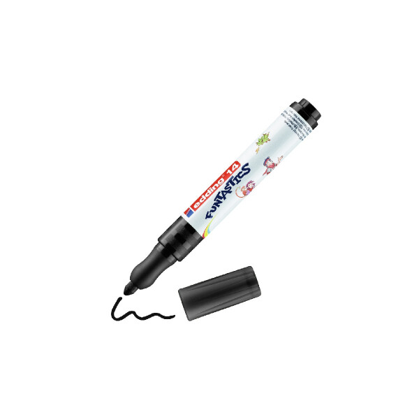 edding 4-14001  14 FUNTASTICS Kinderfasermaler schwarz