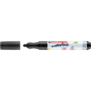 edding 4-14001  14 FUNTASTICS Kinderfasermaler schwarz