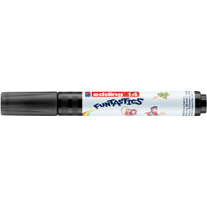edding 4-14001  14 FUNTASTICS Kinderfasermaler schwarz