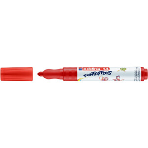 edding 4-14002  14 FUNTASTICS Kinderfasermaler rot