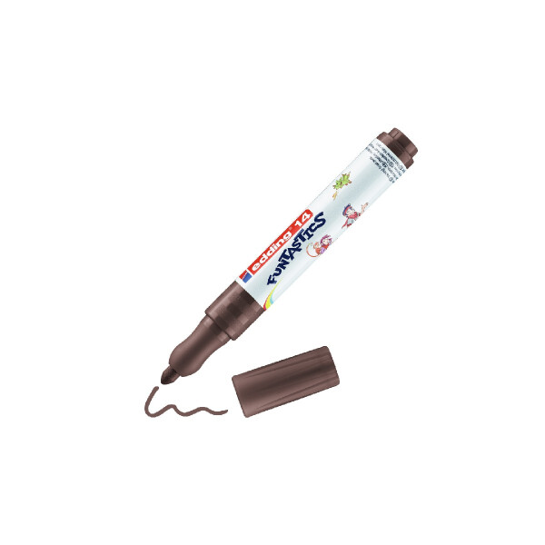 edding 4-14007  14 FUNTASTICS Kinderfasermaler braun