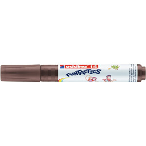 edding 4-14007  14 FUNTASTICS Kinderfasermaler braun
