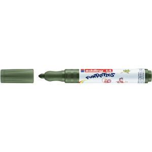 edding 4-14015  14 FUNTASTICS Kinderfasermaler olivgrün