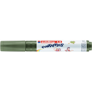 edding 4-14015  14 FUNTASTICS Kinderfasermaler olivgrün