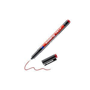 edding 4-141002  141 F Permanenter Folienschreiber rot