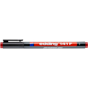 edding 4-141002  141 F Permanenter Folienschreiber rot