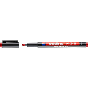 edding 4-143002  143 B Permanenter Folienschreiber rot