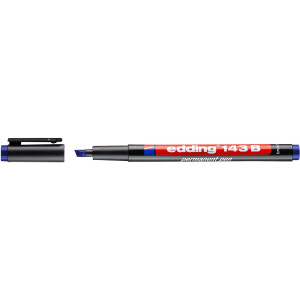 edding 4-143003  143 B Permanenter Folienschreiber blau