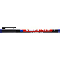 edding 4-143003  143 B Permanenter Folienschreiber blau