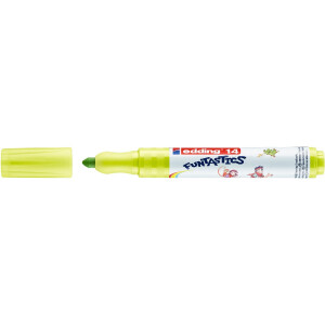 edding 4-14550  14 FUNTASTICS Kinderfasermaler gelbgrün