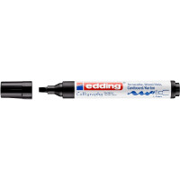 edding 4-1455001  1455 Kalligrafiemarker mit flexibler Spitze schwarz