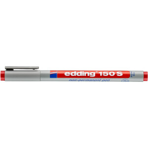 edding 4-150002  150 S Non-permanenter Folienschreiber rot