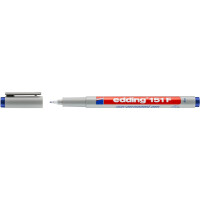 edding 4-151003  151 F Non-permanenter Folienschreiber blau