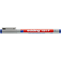 edding 4-151003  151 F Non-permanenter Folienschreiber blau