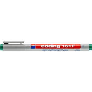 edding 4-151004  151 F Non-permanenter Folienschreiber grün