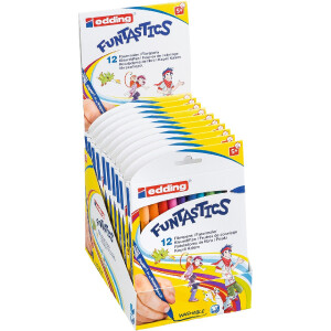 edding 4-15-12  15 FUNTASTICS Kinderfasermaler 12er-Set...