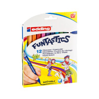 edding 4-15-12  15 FUNTASTICS Kinderfasermaler 12er-Set sortiert