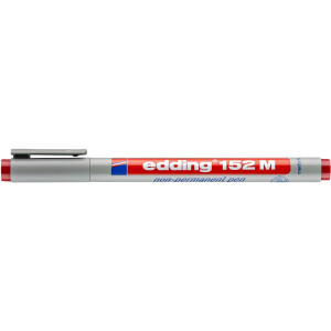 edding 4-152002  152 M Non-permanenter Folienschreiber rot