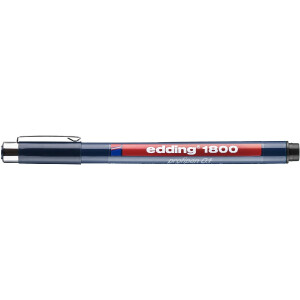 edding 4-180001001  1800 0,1 Präzisionsfeinschreiber schwarz