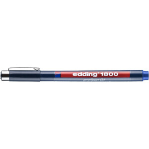 edding 4-180001003  1800 0,1 Präzisionsfeinschreiber blau