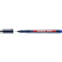 edding 4-180003003  1800 0,3 Präzisionsfeinschreiber blau