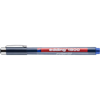 edding 4-180003003  1800 0,3 Präzisionsfeinschreiber blau