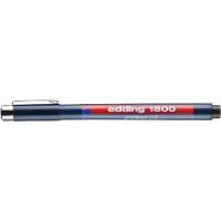 edding 4-180005001  1800 0,5 Präzisionsfeinschreiber schwarz