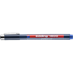 edding 4-180005003  1800 0,5 Präzisionsfeinschreiber blau