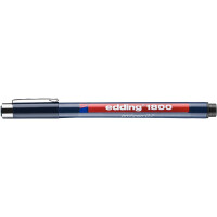 edding 4-180007001  1800 0,7 Präzisionsfeinschreiber schwarz
