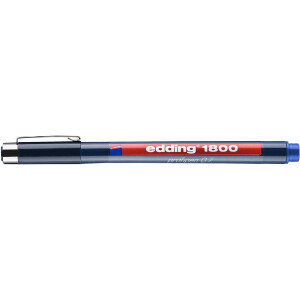 edding 4-180007003  1800 0,7 Präzisionsfeinschreiber blau