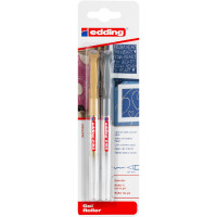 edding 4-2185-2-1-53-54  2185 Gelroller 2er-Blister gold und silber