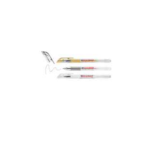 edding 4-2185-3  2185 Gelroller 3er-Set metallic-weiß