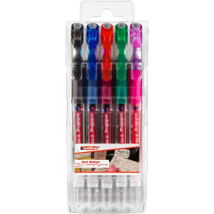 edding 4-2185-5099  2185 Gelroller 5er-Set sortiert basic