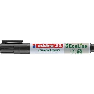 edding 4-22001  22 EcoLine Permanentmarker schwarz