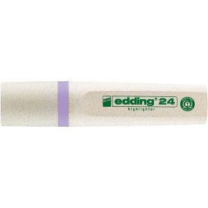 edding 4-24134  24 EcoLine Textmarker pastellviolett
