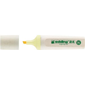 edding 4-24135  24 EcoLine Textmarker pastellgelb