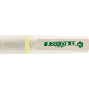 edding 4-24135  24 EcoLine Textmarker pastellgelb